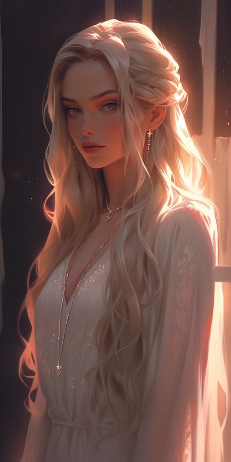 Created with Midjourney Ai #Artwork #Character #Fantasy #Anime #cartoon Blond Anime Female, Blonde Anime Woman Art, Blonde Haired Woman Art, Blonde Fantasy Princess, Character Art Black Woman, Blond Woman Art, Blond Hair Anime Woman, Blonde Princess Character Inspiration, Blonde Fantasy Art