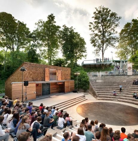 Open Theater, Amphitheater Architecture, Greek Plays, Theatre Building, Greek Theatre, Theater Architecture, Open Air Theater, Open Air Cinema, Outdoor Stage