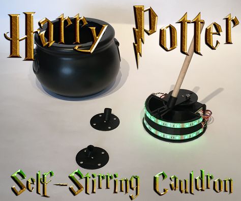 Self-Stirring Cauldron Self Stirring Cauldron, The Cursed Child, Dry Ice, Angel Cake, Cursed Child, Holiday Decorations, Quick Easy Meals, 3d Printed, 3d Printing