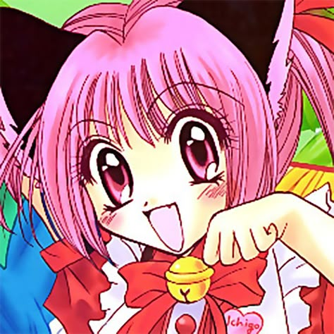 Tokyo Mew Mew Pfp, Tokyo Mew Mew Ichigo, Ichigo Momomiya, Mew Ichigo, Ichigo Manga, Mew Mew Power, Magical Dorémi, 2000s Anime, Tokyo Mew Mew