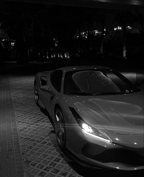 Grey Rich Aesthetic, Grey Car Aesthetic, Car Dark, Ferrari F8, Hannibal Nbc, Bat Cave, White Ferrari, Grey Car, New Ferrari