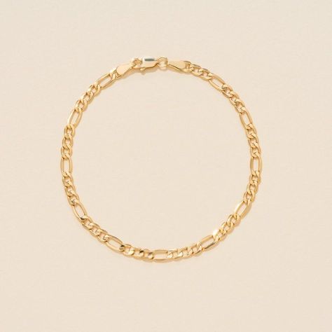 Precious 14k Real Gold Figaro Chain Bracelet. This 14k Real Gold Figaro Chain Bracelet Is 7 Inches Long. This 14k Real Gold Figaro Chain Bracelet Created To Spread The Word Of Love And Friendship. The Pure 14k Gold Figaro Bracelet Crafted In Los Angeles. All The Orders Are Coming With Complete Packaging Including The Box. Thickness Is: 3.5 Mm Approximate Weight: 1.8 Gr. Tehrani Jewelry Gold Figaro Chain, Figaro Bracelet, Authentic Gold, Everyday Bracelet, Love And Friendship, Gold Bracelet For Women, Figaro Chains, Figaro Chain, Bracelet Crafts