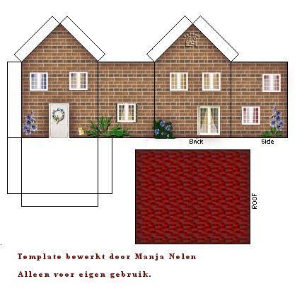 mini printable Paper Models House, Paper House Template, House Template, Dollhouse Printables, Paper Doll House, Glitter Houses, Putz Houses, Cardboard House, Box Houses