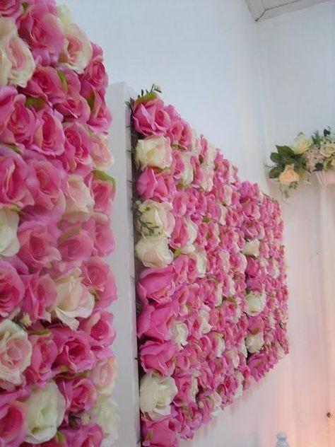 <a href="http://www.bedifferentactnormal.com/2011/01/setting-table-for-valentines-day.html" target="_blank">Framed Roses</a> Flower Headboard, Big Girl Rooms, Arte Floral, The Colour, Kids' Room, My New Room, Girl Nursery, Girl's Room, Flower Wall