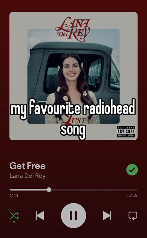 whisper, lana del rey, get free, radiohead Get Free Lana Del Rey, Lana Del Rey Whisper, Radiohead Songs, Lana Rey, Lana Del Ray, Racing Jacket, Parental Advisory Explicit Content, Radiohead, She Song