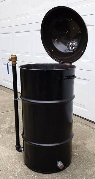 Mini Ugly Drum Smoker (mUDS) : 13 Steps (with Pictures) - Instructables Ugly Drum Smoker, Drum Smoker, Offset Smoker, 55 Gallon Drum, Grill Rack, Portable Grill, Expanded Metal, Step Drill, Rv Accessories