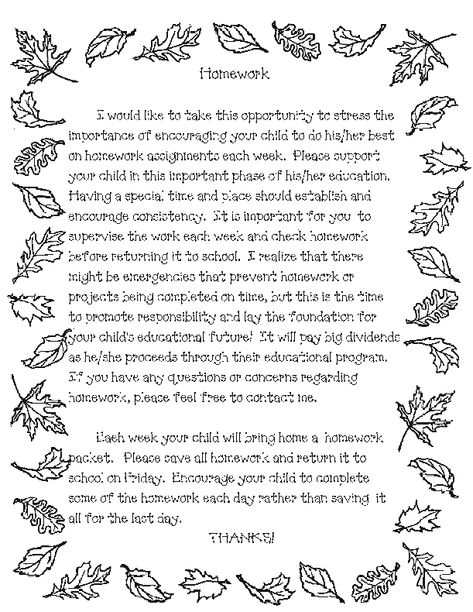 teacher templates letters parents | Parent Letter for Homework Prek Homework Folder, Homework Letter To Parents, Homework Letter, Homework Notes, Teacher Welcome Letters, Homework Folders, Fun Sheets, Kindergarten Homework, Homework Ideas