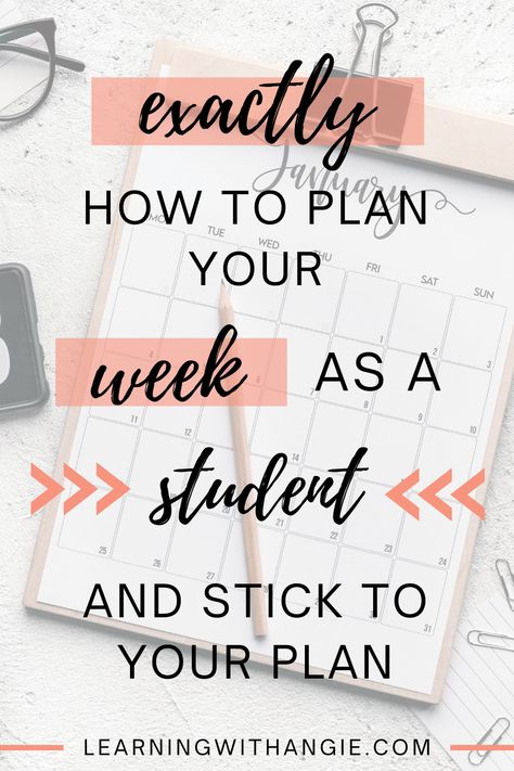 Check out this step-by-step guide on planning your week as a student for maximum productivity, while still having time for self-care and socialization. A free planning template printable is included! | student productivity tips, how to be productive in school, productive day schedule for students Full Time Student And Work, Productive Day Schedule, Student Productivity, Student Life Quotes, Student Cleaning, Study Calendar, Time Blocking Schedule, University Students Life, Student Calendar