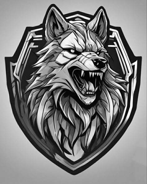 Wolf Vector Tattoo logo Wolf Head Logo, Wolf Vector, Animal Stencil Art, Abstract Wolf, Vector Tattoo, Viking Tattoo Symbol, Tattoo Logo, Native Tattoos, Wolf Eyes