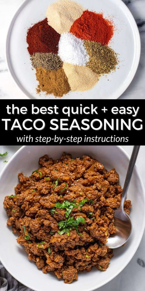 Better Than Old el Paso Taco Seasoning Recipe Taco Bell Seasoning Recipe, El Paso Taco Seasoning Recipe, Old El Paso Taco Seasoning Recipe, Chicken Tacos Recipes, Classy Recipes, Tacos Crockpot, Taco Seasoning Ingredients, Newest Recipes, Mexican Dinners