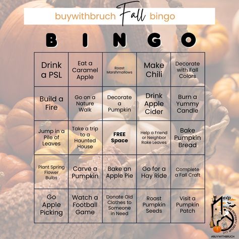 🍂🍁 Finally Some Fall Weather! 🍁🍂 Looking for a way to pumpkin spice up your Fall evenings? Use these Fall-Themed Bingo Cards for game night with friends and family! 🎃🍎 I’ve created some festive bingo cards packed with cozy, seasonal activities like apple picking, pumpkin carving, sipping cider, and more! Whether you're indoors enjoying warm treats or out exploring the beautiful fall foliage, this game is perfect for celebrating the season! Simply print the cards, gather your favorite fall ... Game Night With Friends, Fall Bingo, Apple Drinks, Night With Friends, Seasonal Activities, Fall Snacks, Pumpkin Flower, Pumpkin Caramel, Make A Game