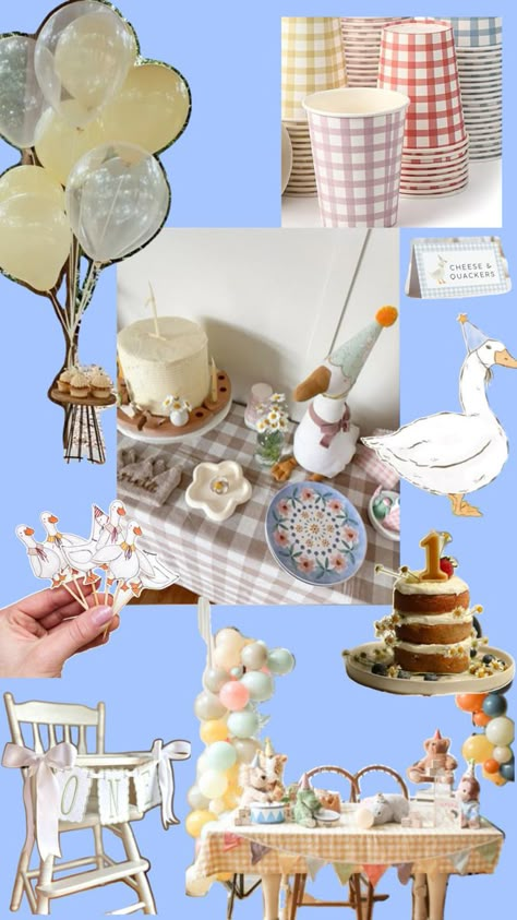 Picnic Party Vintage Picnic Birthday Party, Pastel Picnic Party, Picnic Theme First Birthday, Picnic Themed First Birthday Party, Traditional 1st Birthday Party, May First Birthday Theme, Picnic Themed Birthday Party, Cottage Core Birthday, Picnic First Birthday