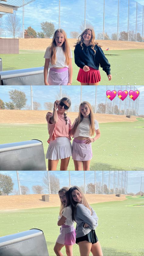 Top Golf Outfit Date, Preppy Photoshoot, Top Golf Outfit, Golf Pictures, Golf Preppy, 13th Birthday Parties, Top Golf, Dj Khaled, 13th Birthday