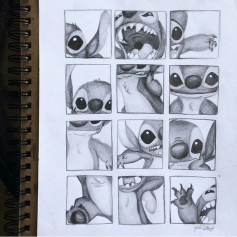 Stitch Disney Character Drawings, Stitch Tattoo, Disney Drawings Sketches, Disney Paintings, Cute Disney Drawings, Stitch Drawing, Disney Art Drawings, Doodle Art Designs, Art Drawings Sketches Creative