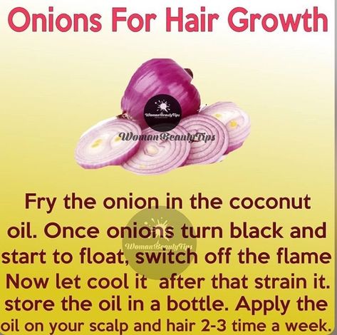 Homemade Hair Growth, Homemade Hair Growth Oil, Onion Hair Growth, Hair Mask For Dandruff, Onion Oil, Homemade Hair Treatments, Healthy Natural Hair Growth, Onion For Hair, Hair Care Remedies