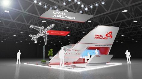 Ural airlines on Behance Airplane Concept, Event Entrance Design, Aviation Room, Marketing Terms, Aviation Party, Marathon Posters, Game Booth, Stand Feria, Event Entrance