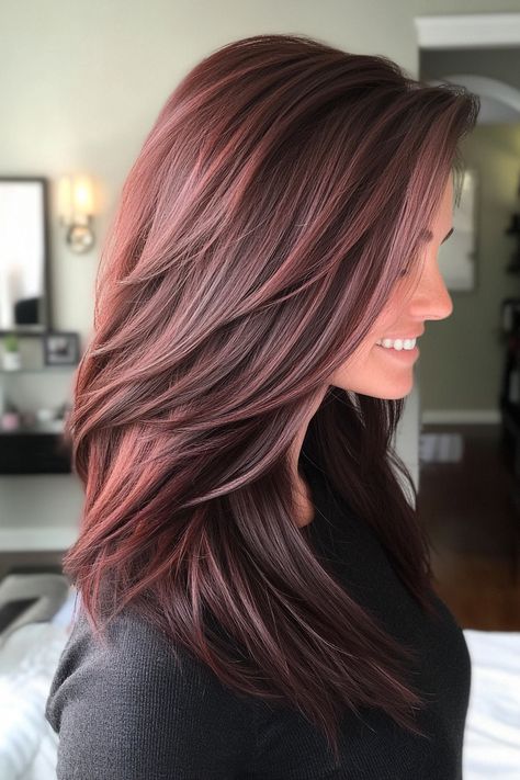 Razored Layers, Wavy Layers, Medium Length Layers, Embrace Natural Beauty, Blonde Layers, Layered Hairstyles, Light Ash Blonde, Choppy Bob Hairstyles, Dark Mahogany