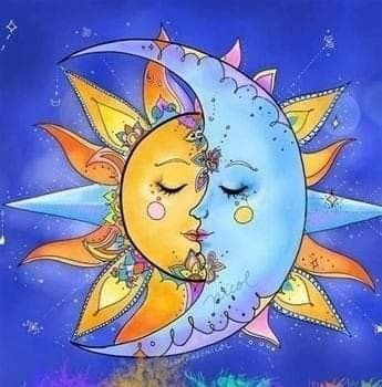 Moon And Sun Painting, Mundo Hippie, Sun Painting, Sun And Moon Drawings, The Sun And Moon, Moon Drawing, Moon Painting, Sun Moon Stars, Celestial Art