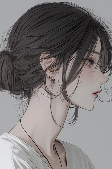 Beautiful Anime Pfp, Anime Black Hair Female, Anime Pfp Female, Female Anime Pfp, Female Pfp, Best Anime Drawings, Pp Anime, 캐릭터 드로잉, Pretty Drawings