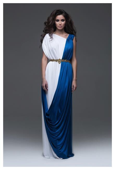 a Roman Dress, Greek Dress, Greek Costume, Beautiful Evening Dresses, Check Register, Goddess Costume, Saree Gown, Asian Inspiration, Goddess Dress