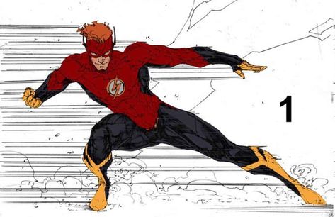 Speedster Superhero, Dc Speedsters, Brett Booth, Flash Family, Flash Costume, Flash Dc Comics, Speed Force, Dc Comics Wallpaper, Kid Flash