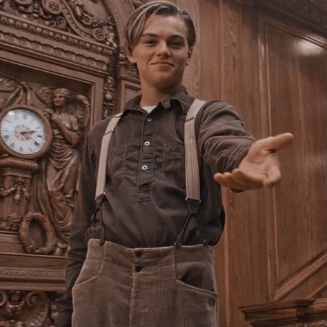 Photo of Leo DiCaprio as Jack Dawson in Titanic (1997). Jack Dawson Titanic, Jack Dawson, Titanic