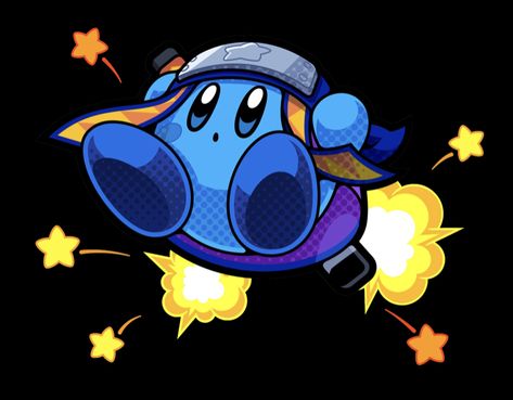 Blue Kirby Icon, Purple Kirby Wallpaper, Blue Kirby Wallpaper, Blue Kirby, Kirby In Space Wallpaper, Kirby Underwater, Mega Knight Kirby, Kirby Art, Battle Royale