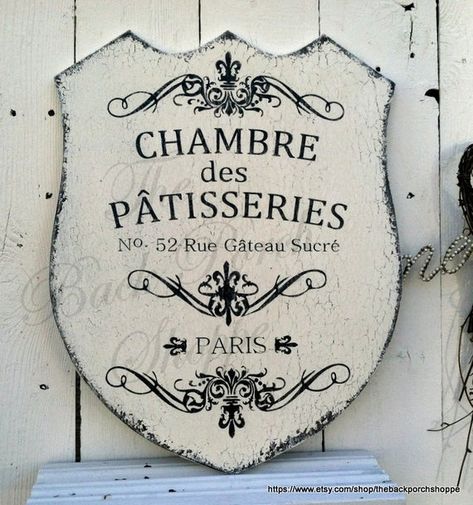 Bakery Paris, Paris Apartment Decor, French Signs, Bakery Sign, Parisian Decor, Tea Cart, French Country Kitchens, French Bakery, Draw Shapes