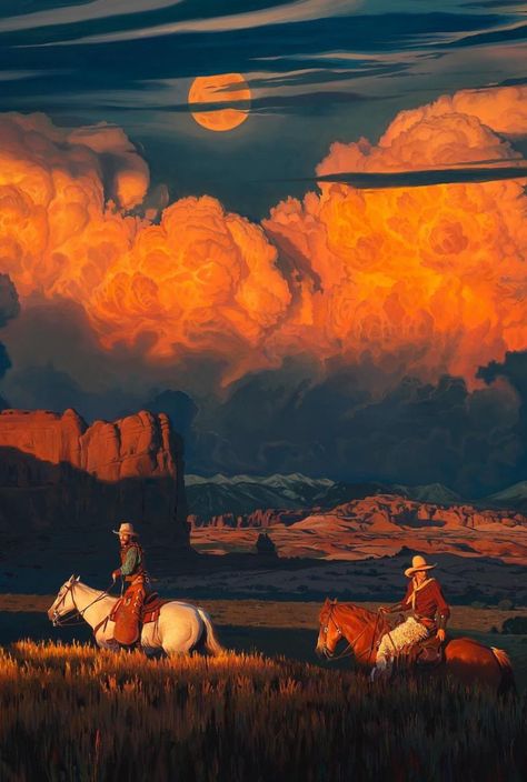 Mark Maggiori, Western Horseman, Western Artwork, Cowboy Aesthetic, The Lone Ranger, Cowboy Baby, West Art, Cowboy Art, Western Aesthetic