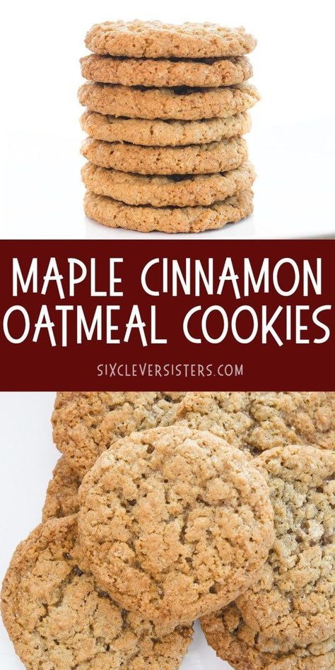 Cookies Recipes Oatmeal, Cinnamon Oatmeal Cookies, Oatmeal Cinnamon, Recipe Cookies, Easy Oatmeal, Cinnamon Oatmeal, Instant Oatmeal, Cookies Baking, Oatmeal Cookie Recipes