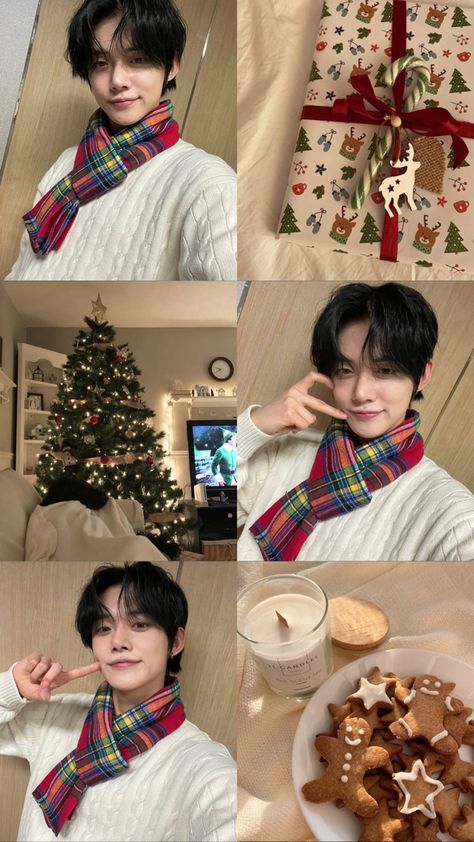 Yeonjun Christmas Wallpaper, Christmas Txt Wallpaper, Christmas Yeonjun, Yeonjun Christmas, Christmas Kpop Wallpaper, Txt Christmas Wallpaper, Kpop Christmas Wallpaper, Txt Christmas, Christmas Kpop