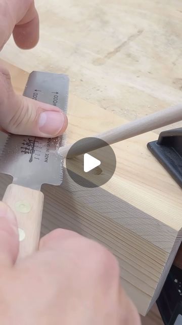 Matt Outlaw on Instagram: "A New Way to Dowel. The dowel jig x is a unique way to put dowels in wood that locks the pieces together without having to use glue or other fastners.  #woodworking #tools #woodworkingtips" Dowel Jig, March 19, Wood Work, Woodworking Tips, Woodworking Tools, Instagram A, Glue, Woodworking, Tools