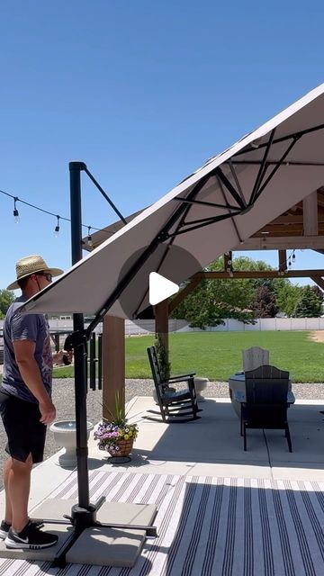 252 likes, 188 comments - theresachristinehome on June 27, 2024: "Our new 9 foot cantilever umbrella from @shoptemu has been a game changer for our outdoor space. We’ve almost doubled our shaded area. It’s UV resistant and water resistant. My favorite part is the 360° rotation and the price. Link in bio to shop. Code-dpy3353 #sponsored #shoptemu #temustyle #temubaes #outdoorpatio #outdoorumbrella #patioumbrella #outdoorfurniture #patiodecor #outdoorliving #homeaccount". Outdoor Umbrella Ideas, Home Ac, Asian Garden, Cantilever Umbrella, Outdoor Umbrella, My Favorite Part, Game Changer, Patio Decor, Outdoor Patio