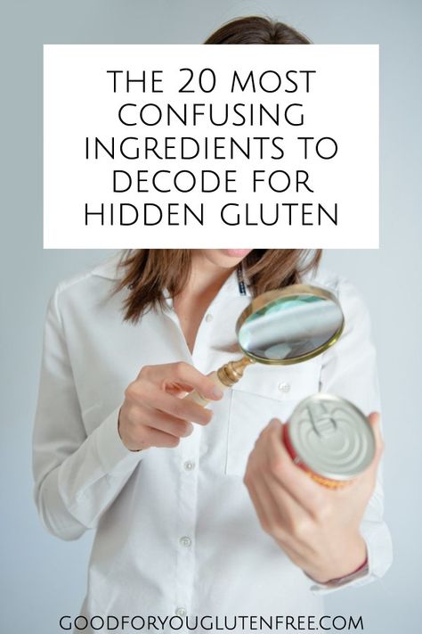 The 20 Most Confusing Ingredients to Decode for Hidden Gluten - Good For You Gluten Free Celiacs Disease, Hidden Gluten, Gluten Free Food List, Gluten Free Info, Gluten Free Sourdough, Gluten Free Living, Gluten Free Grains, Gluten Sensitivity, Gluten Free Foods