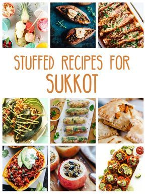 Stuffed Recipes, Sukkot Recipes, Shavuot Recipes, Jewish Feasts, Jewish Holiday Recipes, Jewish Cuisine, Feast Of Tabernacles, Fall Cooking, Kosher Recipes