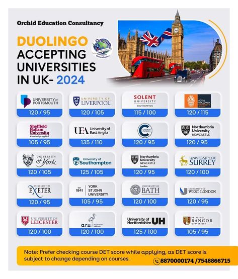 Duolingo English Test, Northumbria University, London University, English Test, Uk Universities, Endless Opportunities, Achieve Your Dreams, Social Media Poster, York University