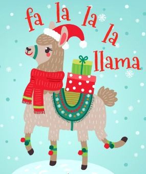 christmas llama printable Christmas Card Stock, Llama Art, Christmas Llama, Llama Christmas, Llama Llama, Gift Vector, Llama Gifts, Drama Llama, Llama Drama