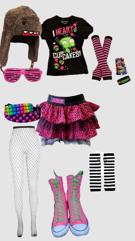 Sence Kid Outfits, Scene Inspo Outfit, Scene Kid Clothes, Scene Style Outfits, Scenecore Clothes, Scenecore Outfit, Scene Kid Outfits, Scene Kid Fashion, Epic Outfits