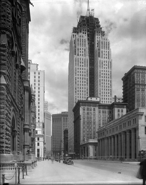 Penobscot Building - Old photos — Historic Detroit Detroit Usa, Detroit Skyline, Detroit Art, Architecture Vintage, Michigan Adventures, Background Quotes, Detroit History, Detroit City, Vintage Michigan