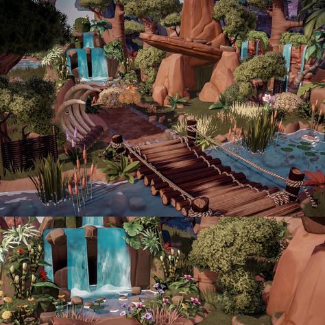 Disney Dreamlight Valley Ideas Simple, Forgotten Lands Disney Dreamlight Valley, Ddlv Inspiration, Dreamland Ideas, Disney House Ideas, Disney Island, Character Homes, Didney Worl, Gaming Aesthetic