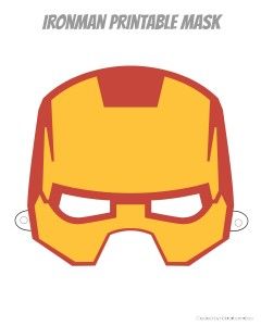 Printable Hero Masks | rickabamboo.com | #superhero #free #costume #ironman Printable Superhero Masks, Superhero Mask Template, Ironman Mask, Printable Heroes, Superhero Template, Iron Man Party, Mask Template Printable, Iron Man Birthday, Iron Man Mask