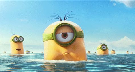 Minions Spit-take. Minions Trailer, Minion Humor, Minion Humour, Minions Images, Minion Gif, Illumination Entertainment, Dev Patel, Minion Movie, Minion Pictures