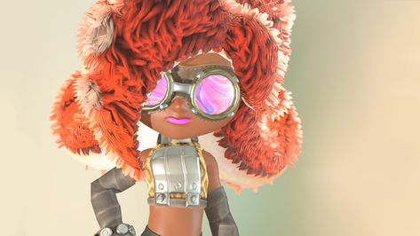 Fuzzy Octoling, Enemy Octoling, Salmon Run, Splatoon 3, Cool Lock, Anime Nerd, Splatoon, An Eye, Fashion Art