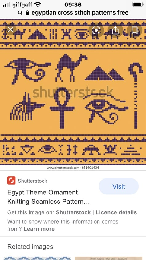 Egyptian Cross Stitch Patterns, Egypt Pixel Art, Egyptian Cross Stitch, Egyptian Alphabet, Egypt Cat, Egyptian Pattern, Egyptian Cross, Egyptian Design, Cool Pixel Art