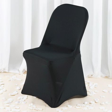 $5.09 | These outstanding chair covers have amazing absorption to leakage and blotches. Add depth to your events décor by complementing these chair covers with lovely colored sashes, pew bows, or ribbons in your wedding day theme color. Our premium quality stretch chair covers are crafted from a four way stretch high quality heavy duty Spandex material that stretches all the way and snuggles to fit any chair perfectly. It expands effortlessly to adjust the size of the item you wish to drape. Linen Chair Covers, Black Wedding Decorations, Folding Chair Covers, Banquet Chair Covers, Stretch Chair Covers, Spandex Chair Covers, Chair Covers Wedding, Linen Chair, Chair Height