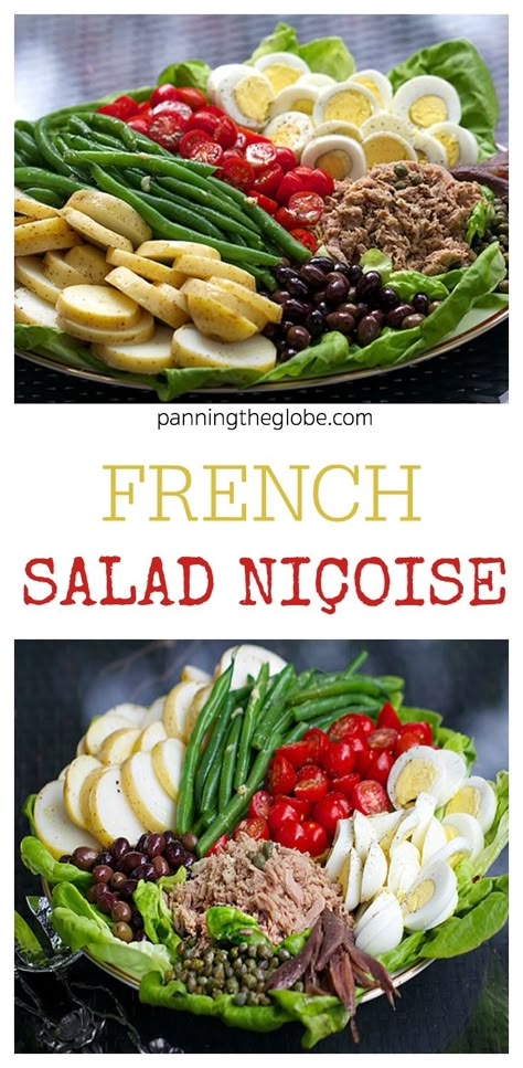 Healthy Brunch Ideas, Salad Combos, Composed Salad, Dill Vinaigrette, Salad Nicoise, French Salad, Book Club Food, Dinner Photography, Tuna Nicoise Salad