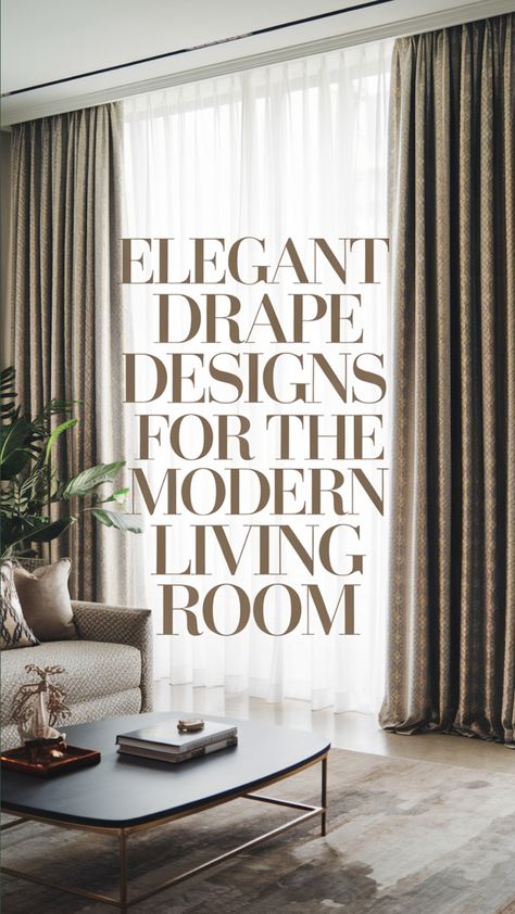 Elegance redefined, these luxurious drapes feature intricate designs and rich textures that instantly elevate your modern living room. Expertly crafted with high-quality fabrics, they provide exceptional light control, insulation, and noise reduction, while their sleek modern aesthetic pairs perfectly with any room decor. Perfect for creating a sophisticated and inviting atmosphere, these drapes are a must-have for any discerning homeowner seeking to make a statement.curtain
#call
#stylish
#livi Best Area Rugs, Living Room Curtain, Room Revamp, Fabric Styles, Curtain Call, Shag Rugs, Elegant Drapes, Designer Drapes, Stylish Living Room