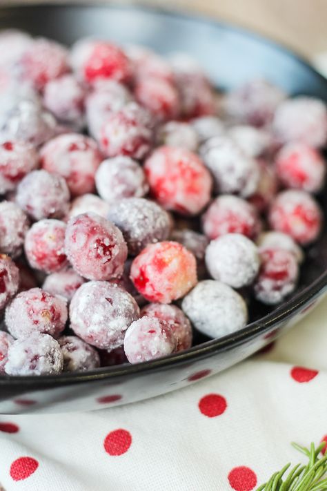 Candied Cranberries, Holiday Appetizers Easy, The Mediterranean Dish, Sugared Cranberries, Frozen Cranberries, Candied Fruit, Cranberry Recipes, Candied Pecans, Mediterranean Dishes