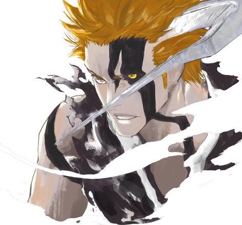 Ichigo Horn Of Salvation, Loc Art, Horn Of Salvation, Dragon Man, Light Dragon, Bleach Ichigo, Burn The Witch, The Black Lagoon, Bleach Anime Art