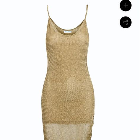 Asta Resort Dress, Luxury Gold Sleeveless Mini Dress, Luxury Sleeveless Brown Mini Dress, Luxury Metallic Sleeveless Mini Dress, Sleeveless Embellished Metallic Mini Dress, Cell Phone Holster, Resort Dresses, Pajama Shirt, Walker Boots